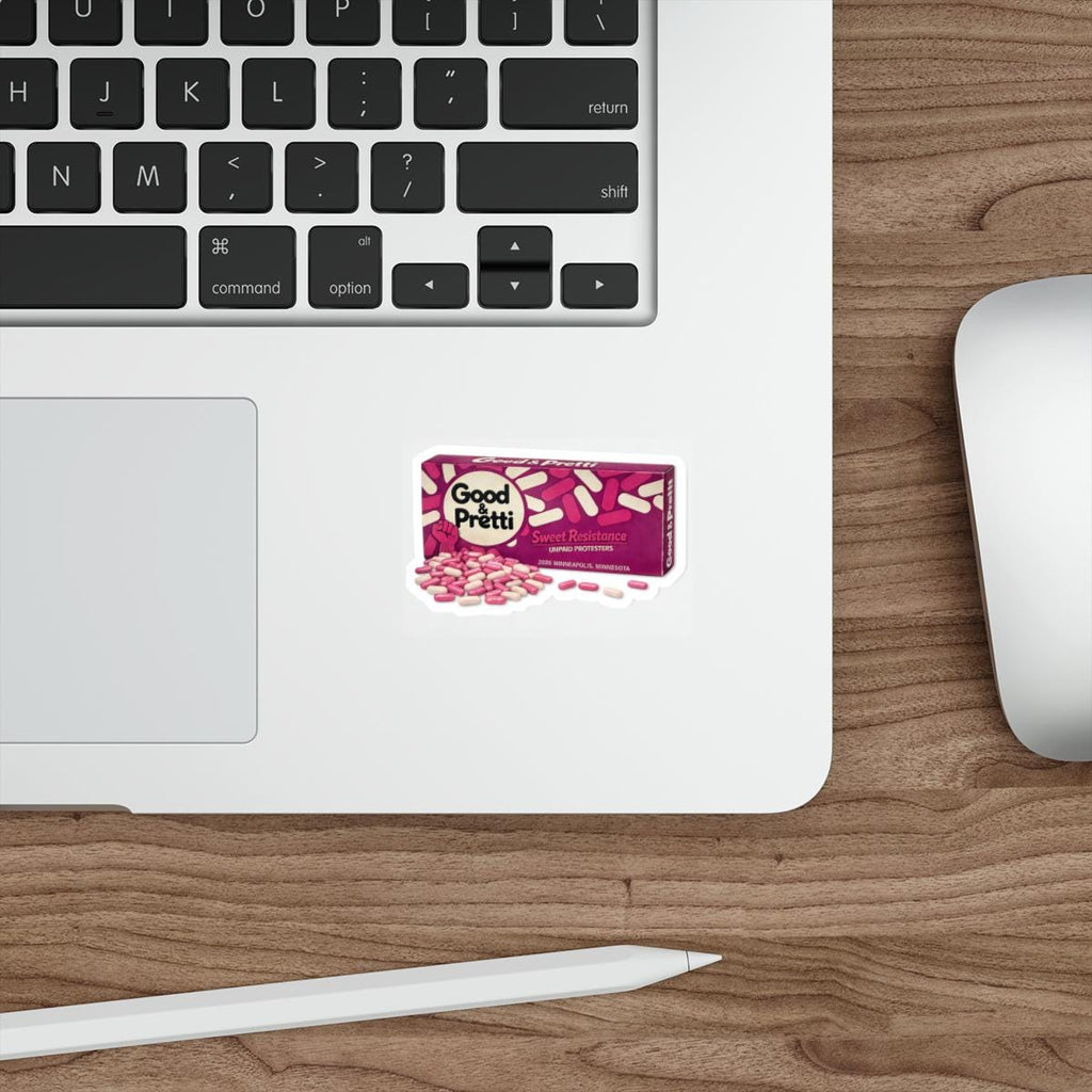 Good & Pretti original design Candy Box Die-Cut Sticker | Resist