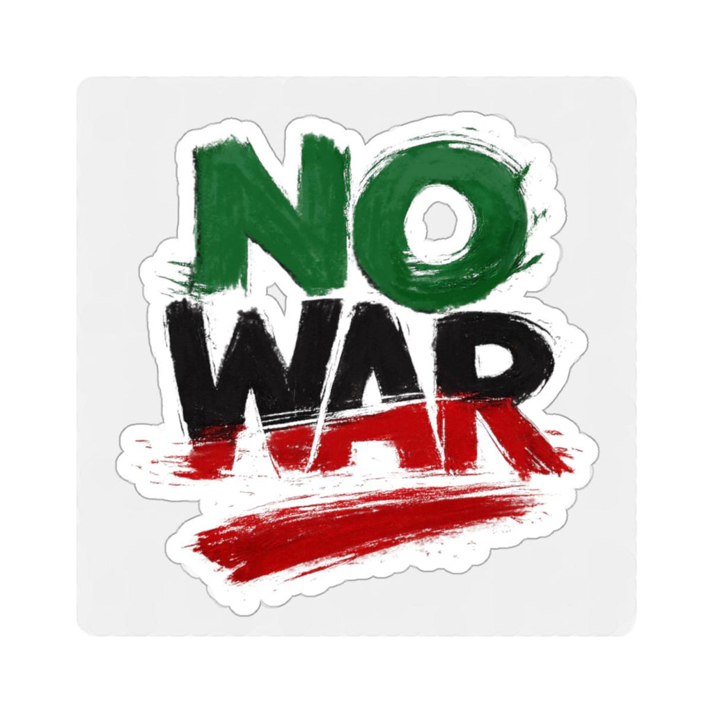 No War sticker | Die-Cut Sticker, Anti-War Protest Decal