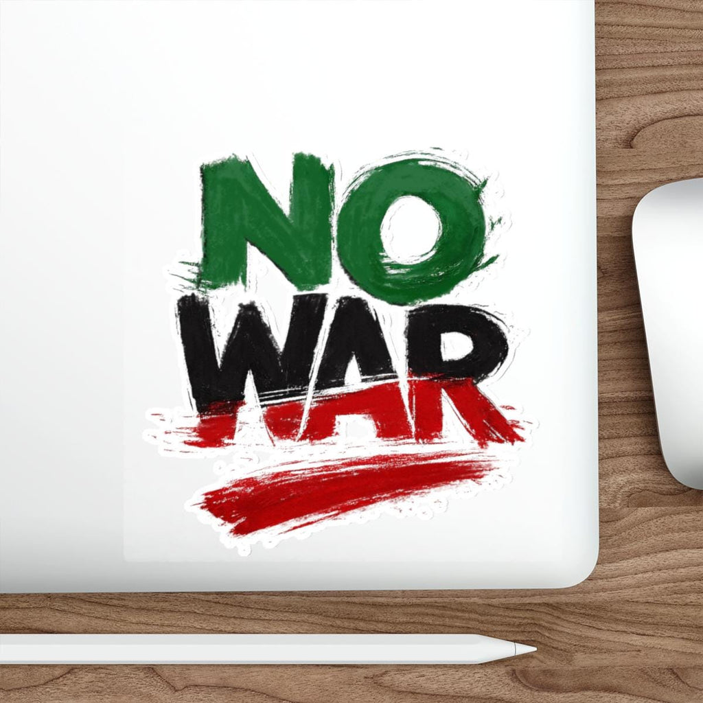No War sticker | Die-Cut Sticker, Anti-War Protest Decal