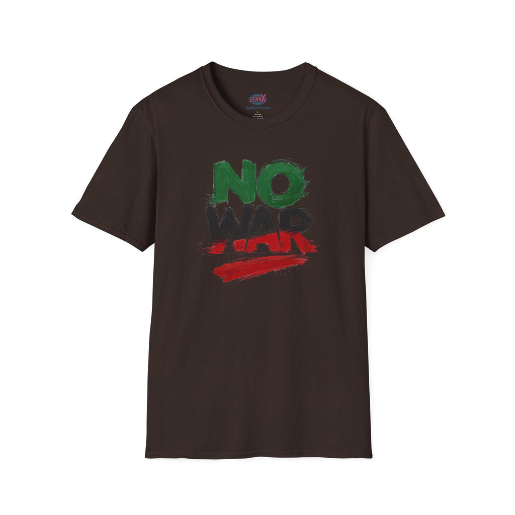 No War Iran flag colors shirt I Hand-Drawn Not AI