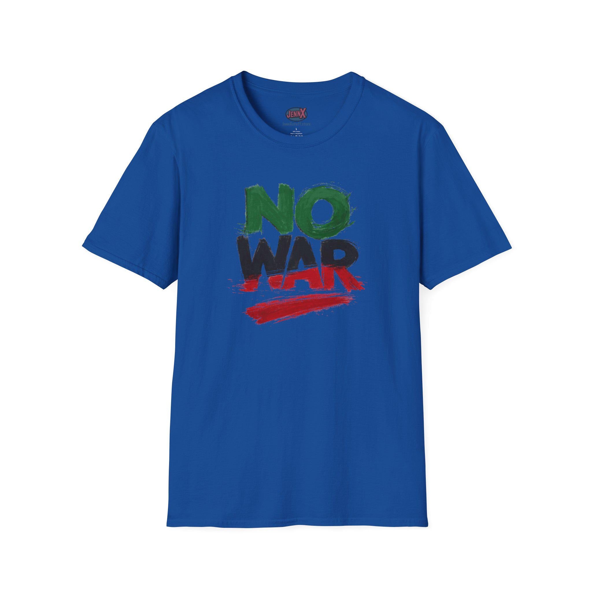 No War Iran flag colors shirt I Hand-Drawn Not AI