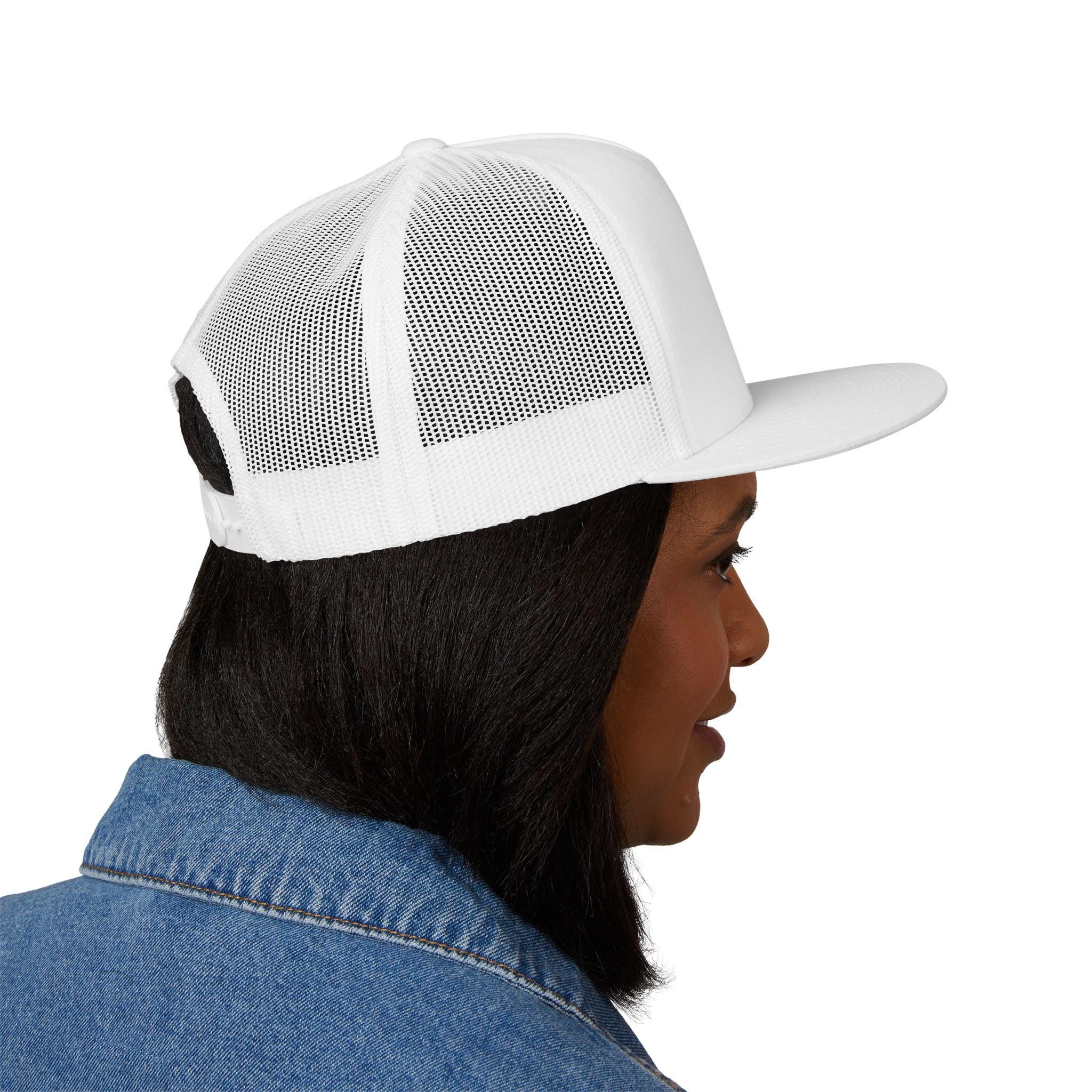No Kings embroidery Trucker Cap | Free protest sticker I 5-panel mesh hat
