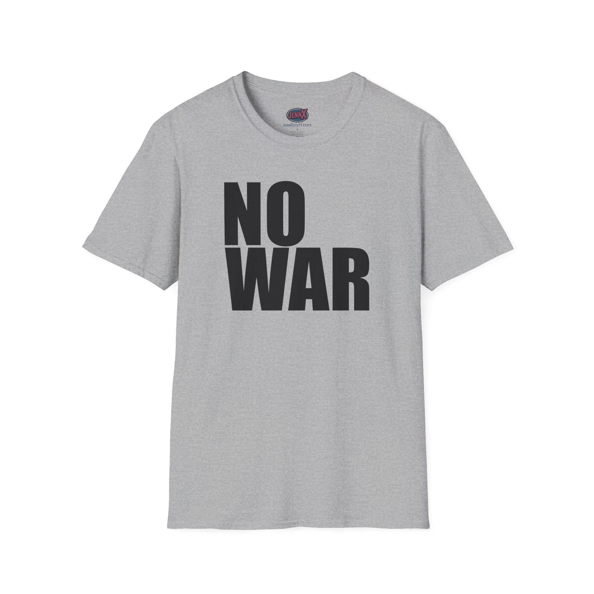 NO WAR T-Shirt | Anti War Graphic Tee, Protest Statement Shirt