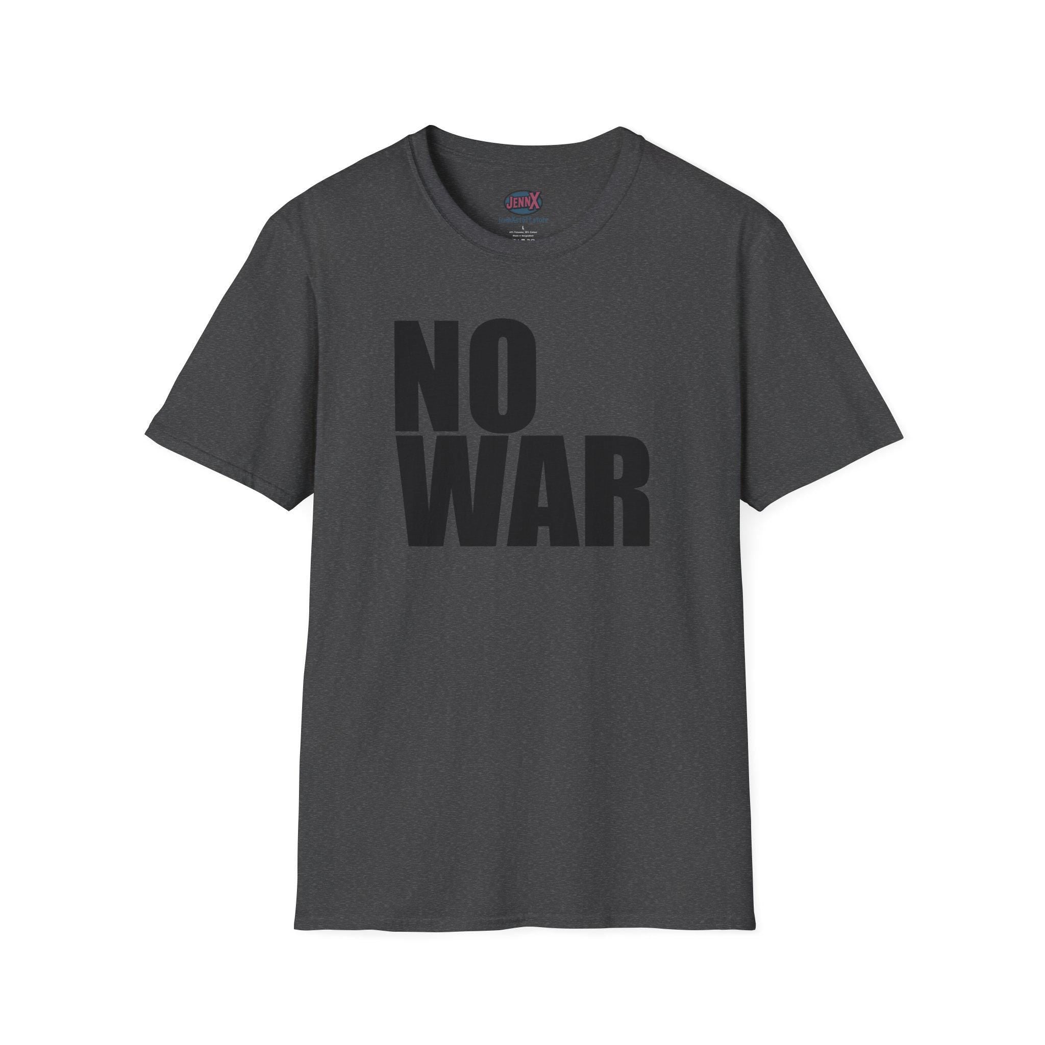 NO WAR T-Shirt | Anti War Graphic Tee, Protest Statement Shirt