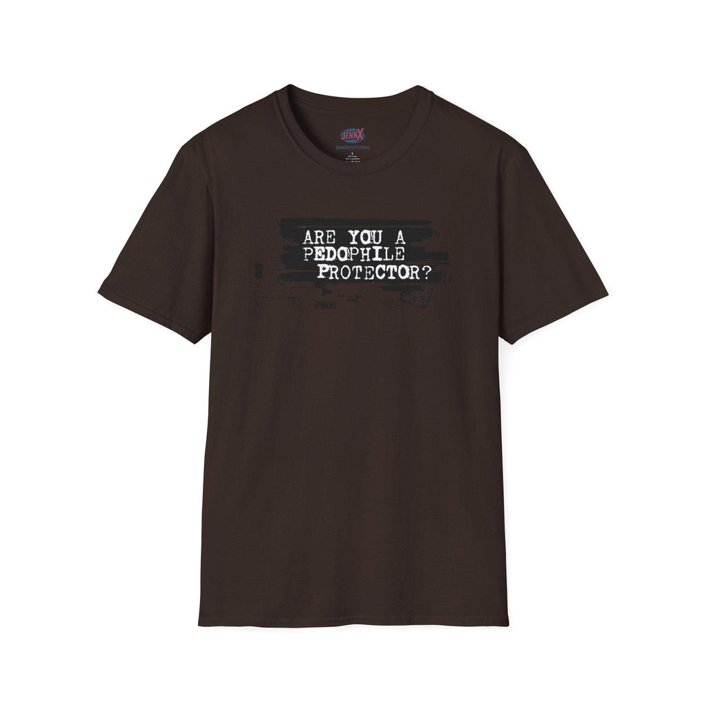 Epstein Files Shirt I Are You a Pedophile Protector? T-Shirt