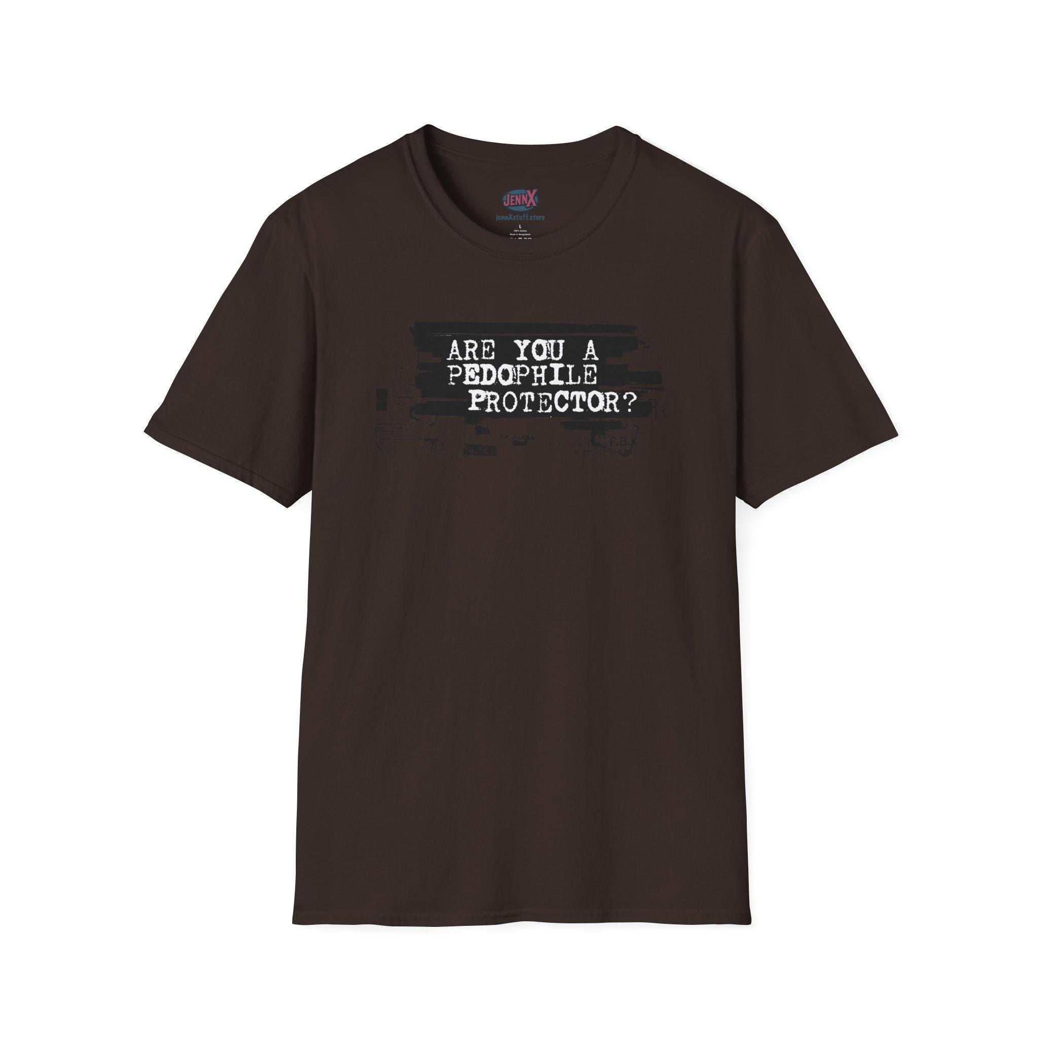 Epstein Files Shirt I Are You a Pedophile Protector? T-Shirt