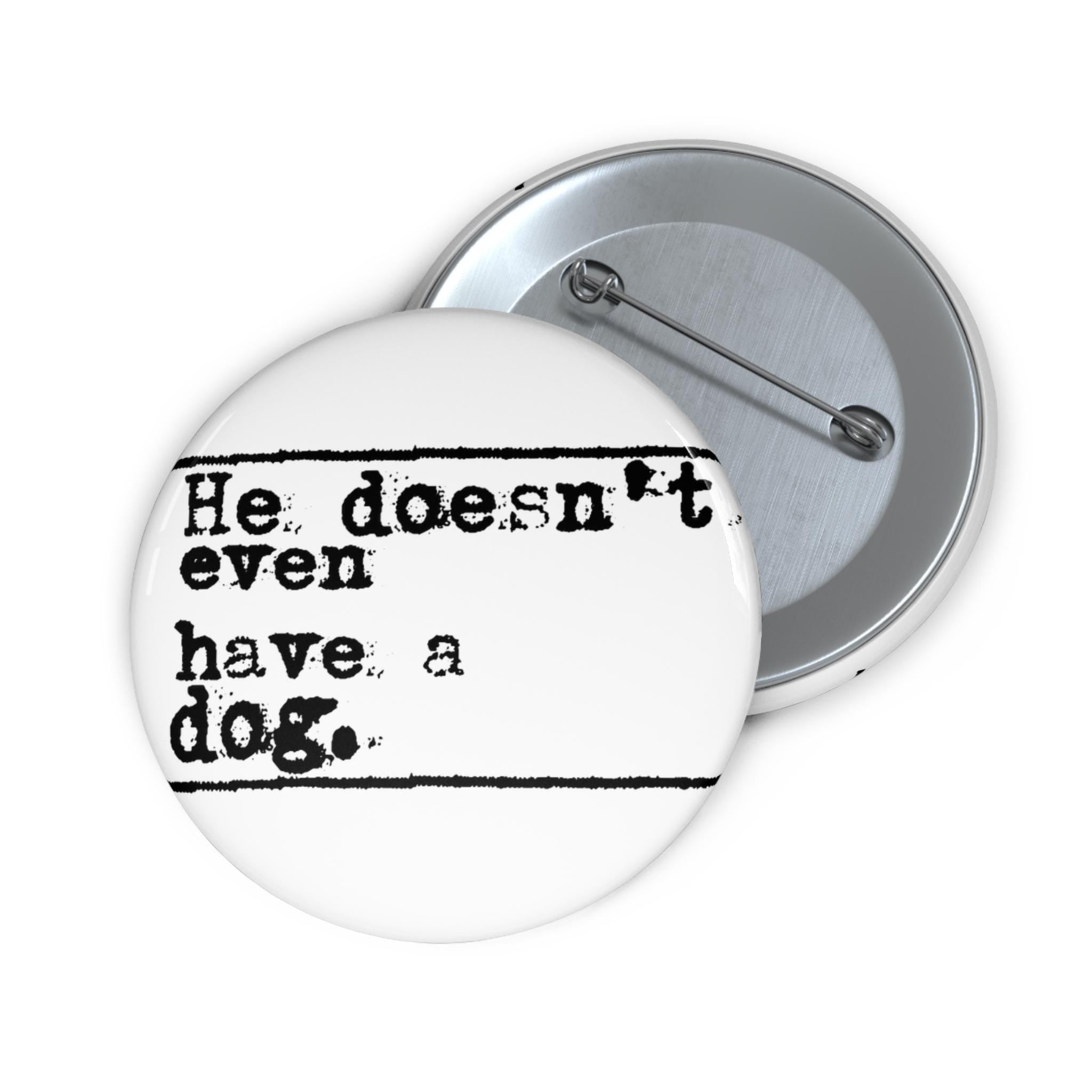 Protest pin Anti-Trump | White House without a dog