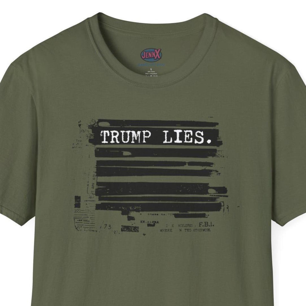 Trump Lies T-Shirt | No War Based on Lies I Worldwide Shipping