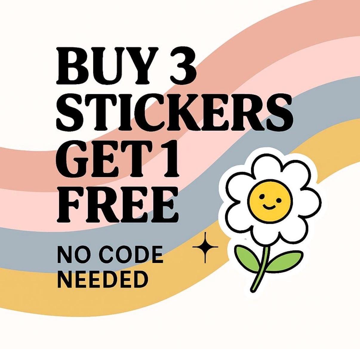 No Kings sticker Anti-Trump Political Resistance I Buy 3 Get 1 Free