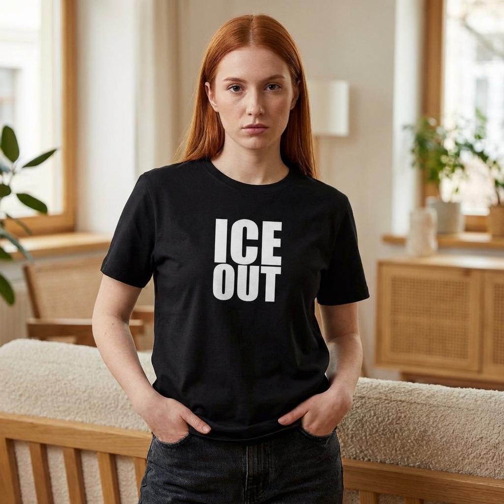 ICE OUT Unisex Softstyle T-Shirt I Black or White Lettering