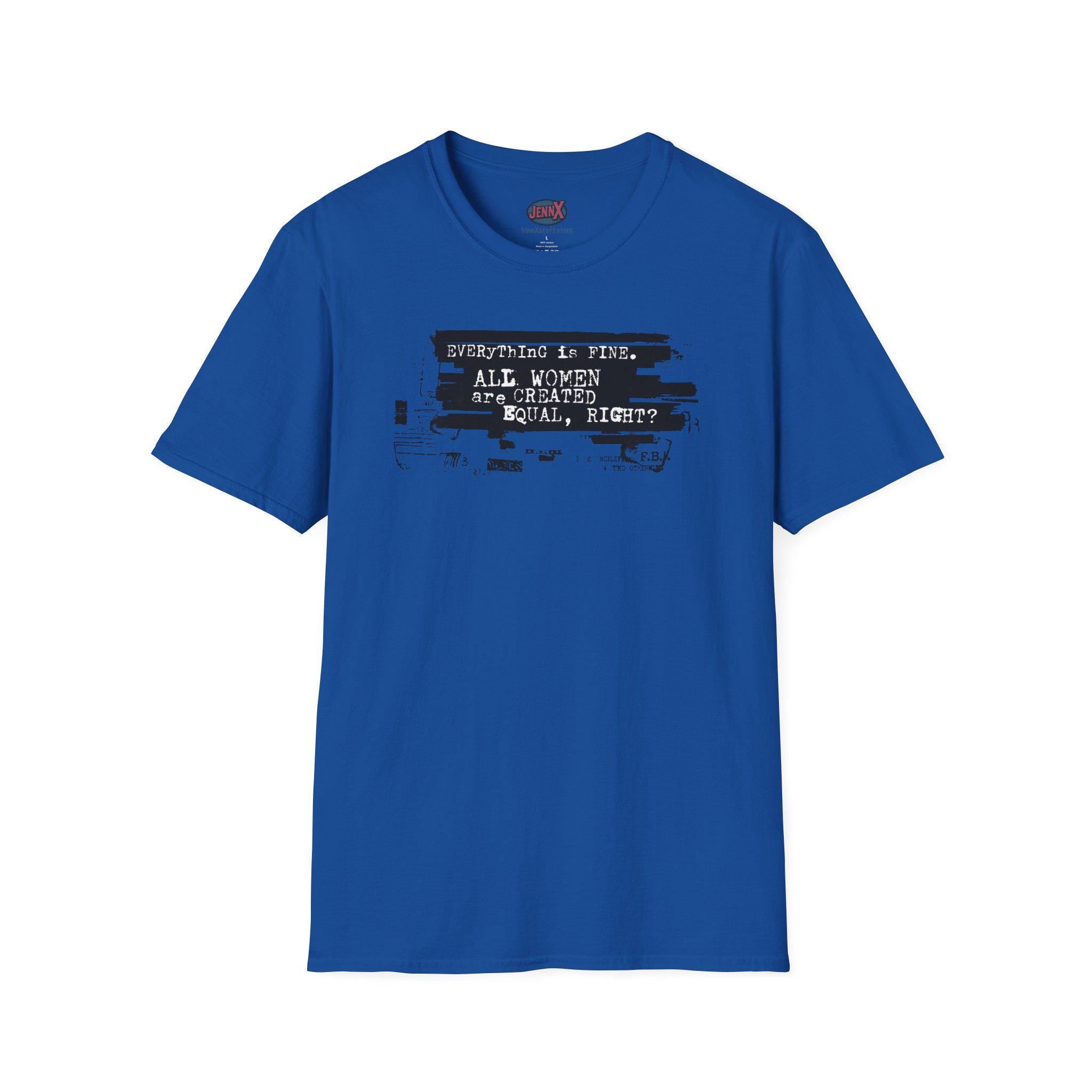Epstein Files Equality Feminist Shirt I All Women Are Created Equal T-Shirt