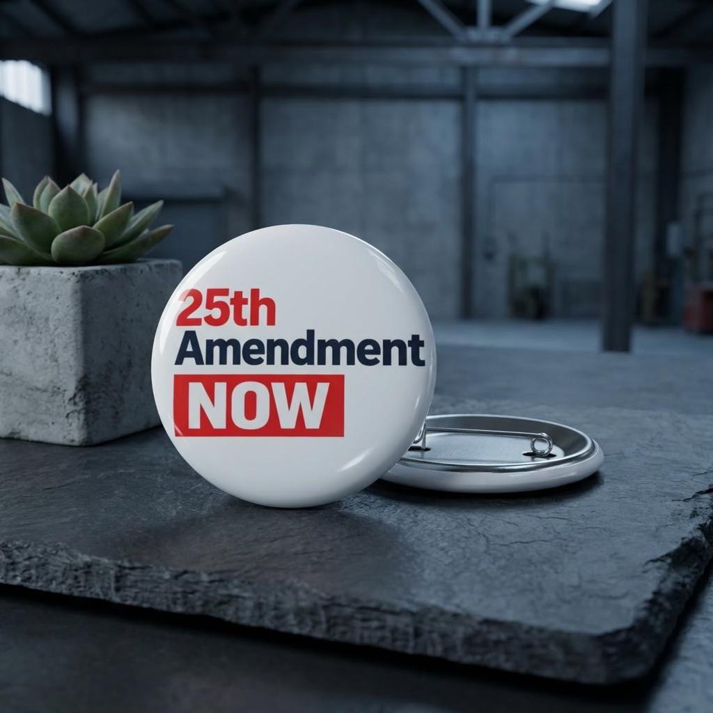 5th Amendment Now Pin Button | Political Activism Badge