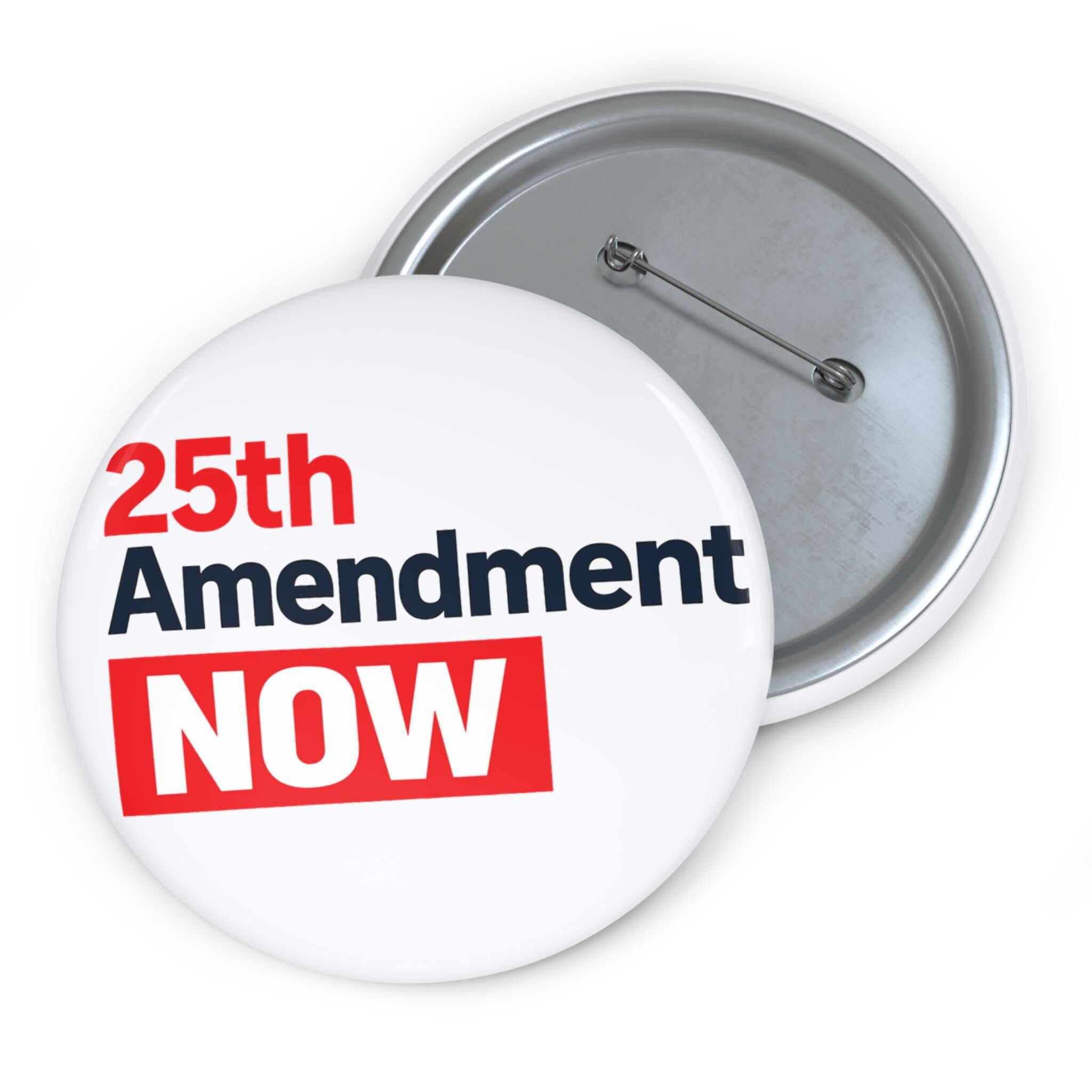 5th Amendment Now Pin Button | Political Activism Badge
