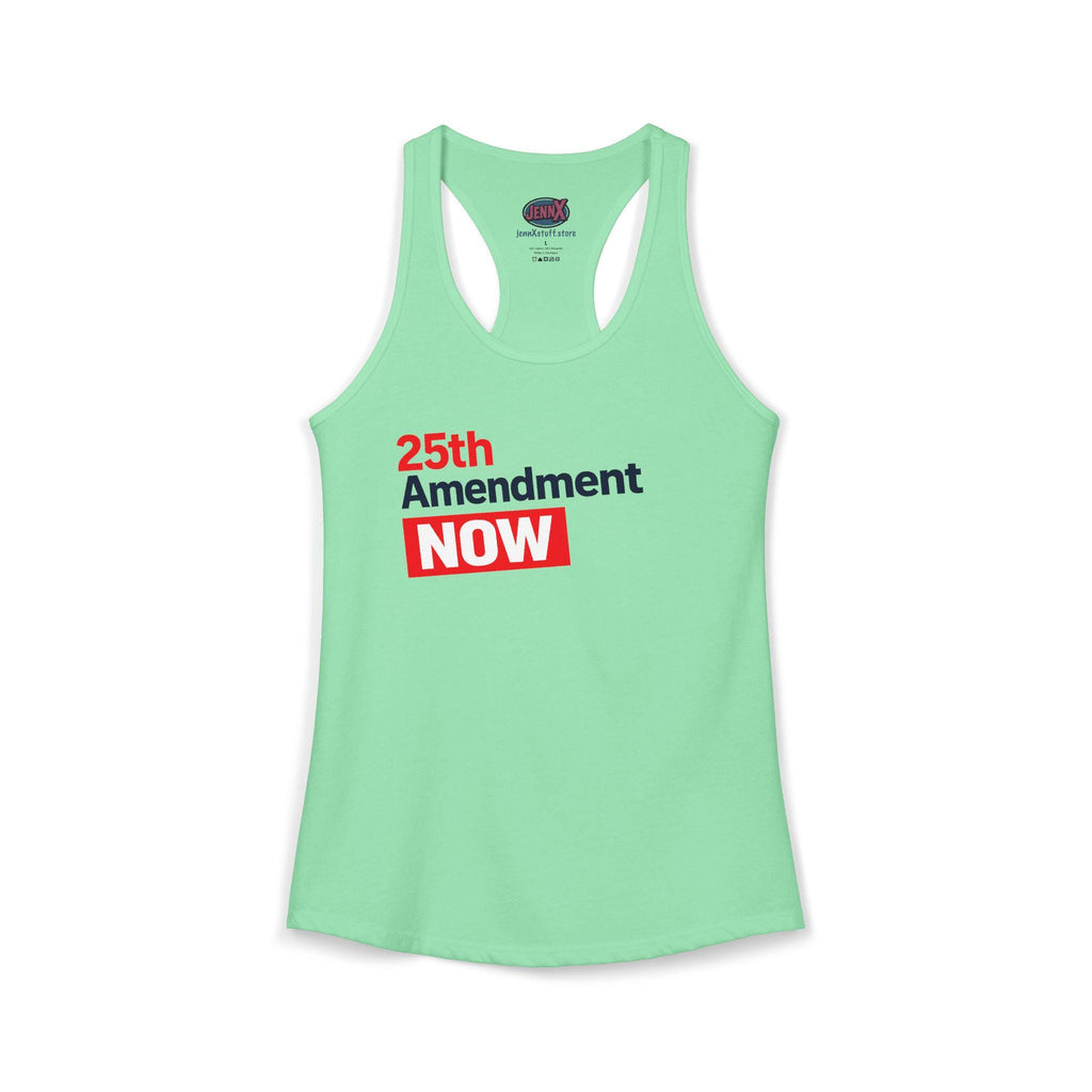 Invoke the 25th Amendment Now - Woman's slim fit tank-top