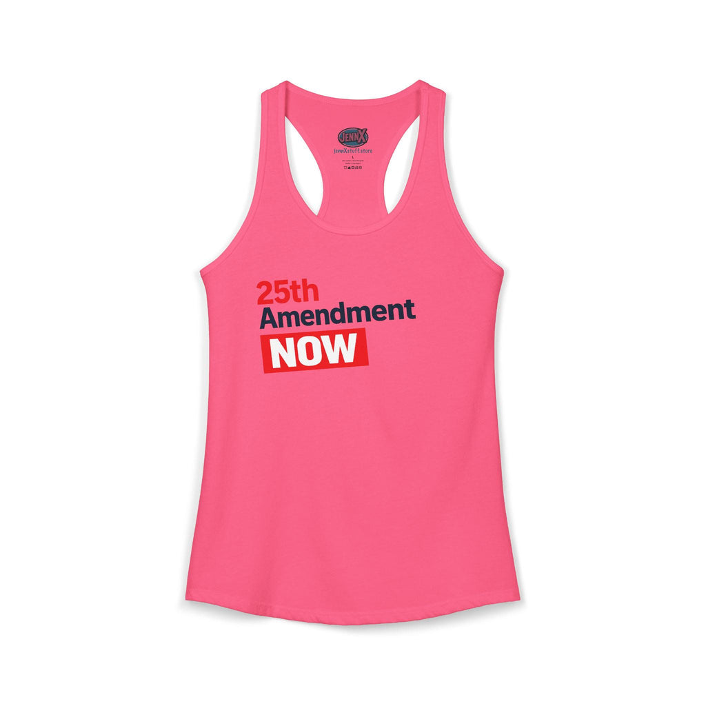 Invoke the 25th Amendment Now - Woman's slim fit tank-top