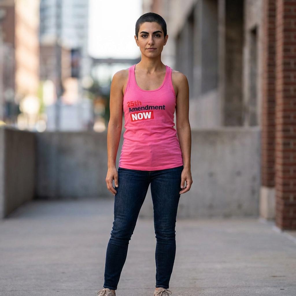 Invoke the 25th Amendment Now - Woman's slim fit tank-top