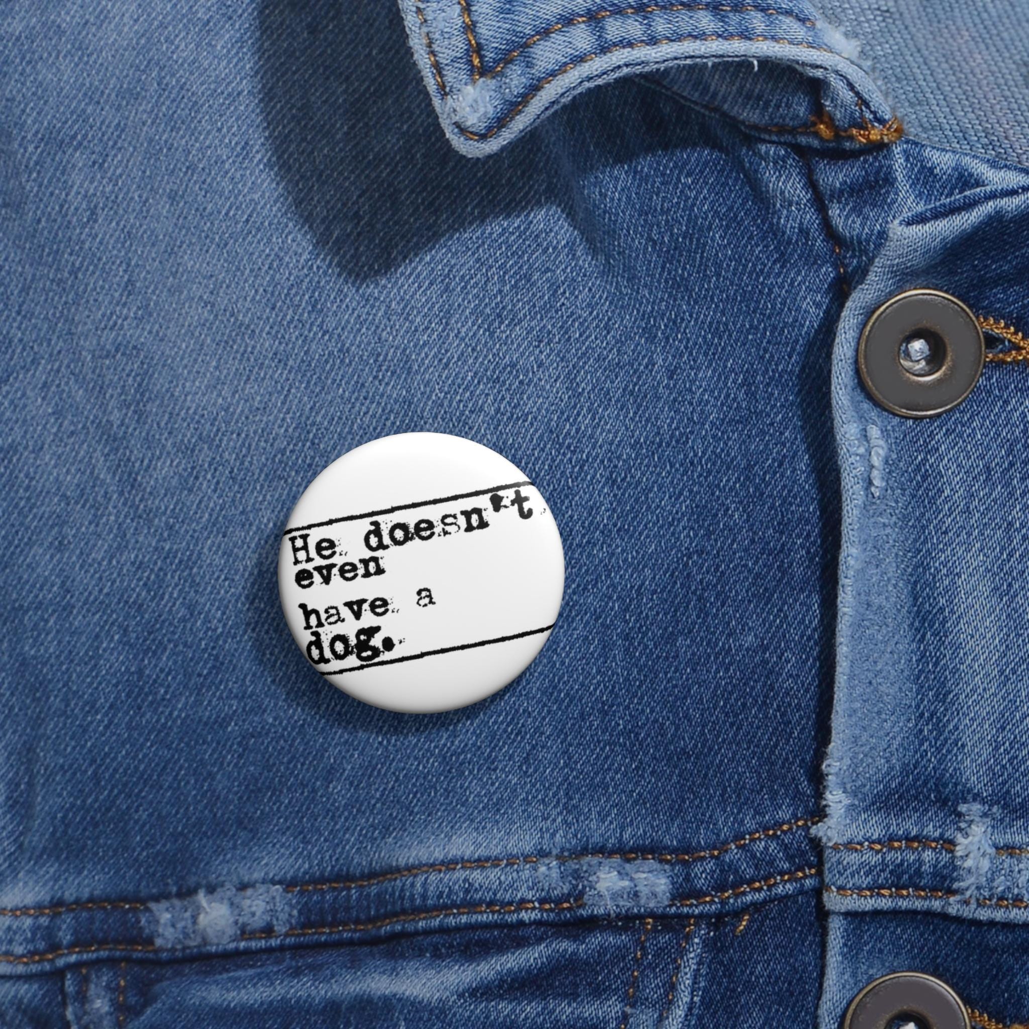 Protest pin Anti-Trump | White House without a dog