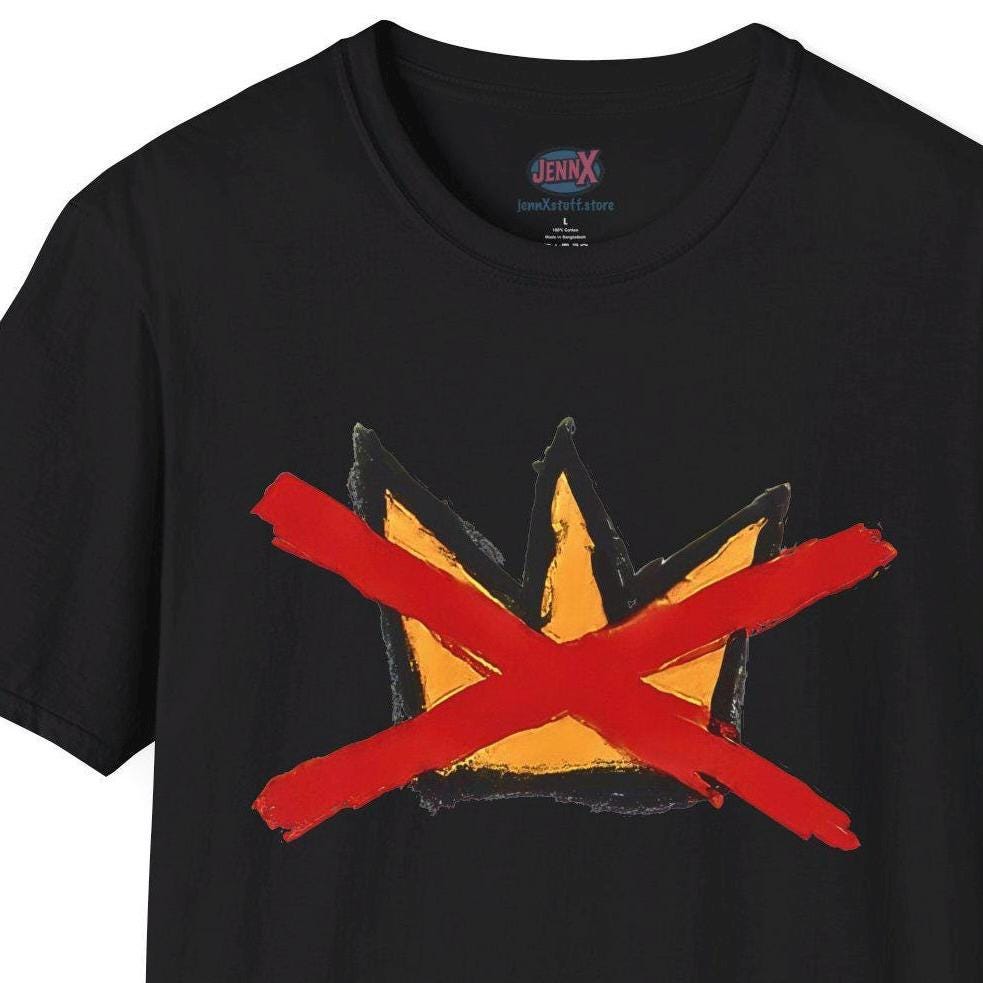 No Kings America Protest Shirt, Anti Authoritarian Democracy Tee
