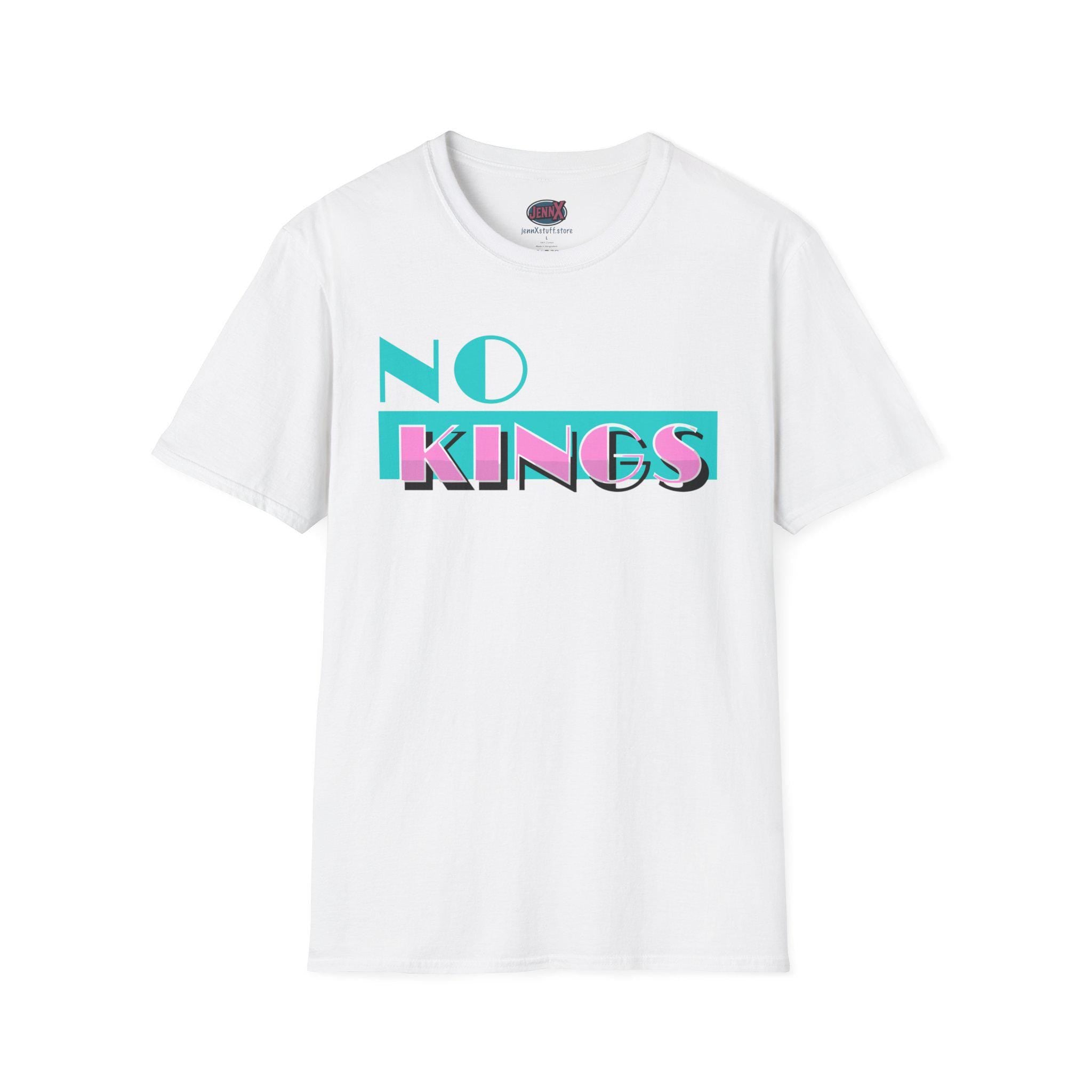 No Kings Miami Vice 80s TV parody T-Shirt | Generation X