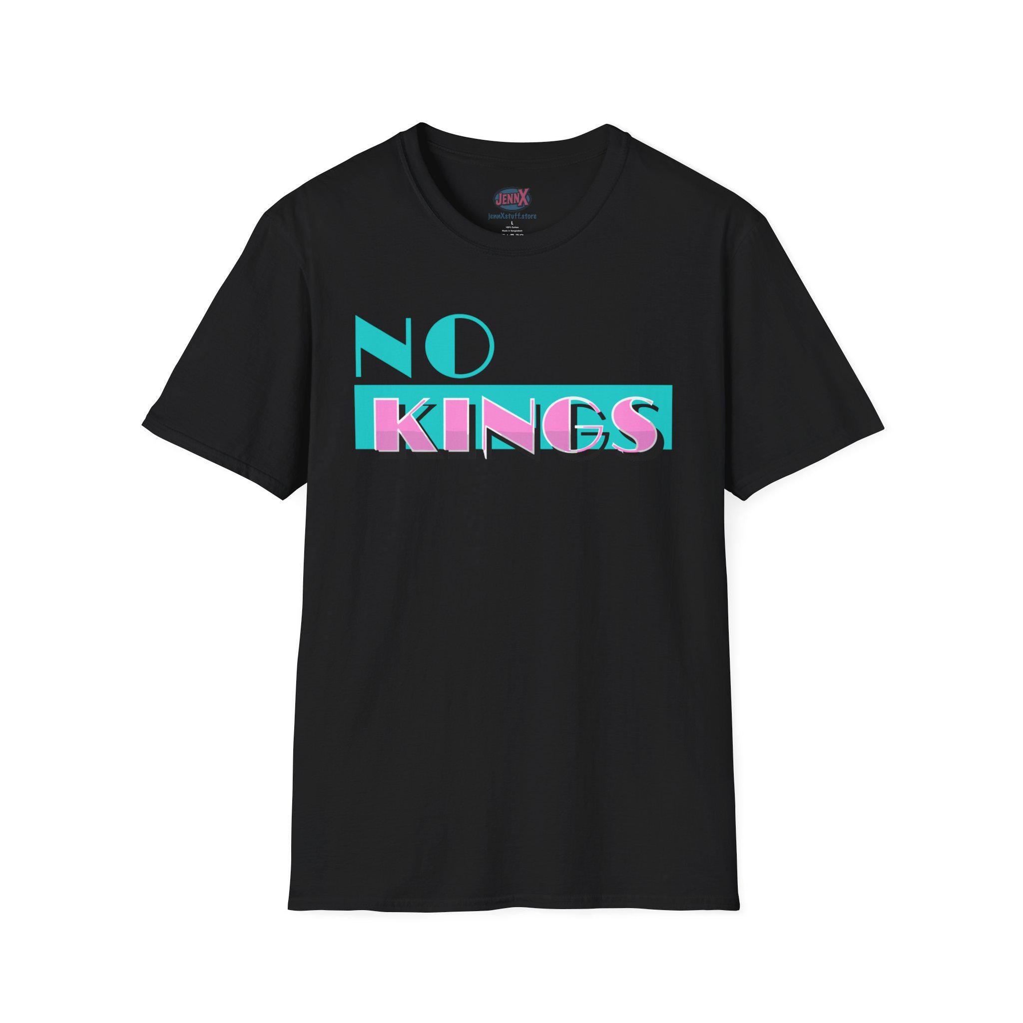 No Kings Miami Vice 80s TV parody T-Shirt | Generation X