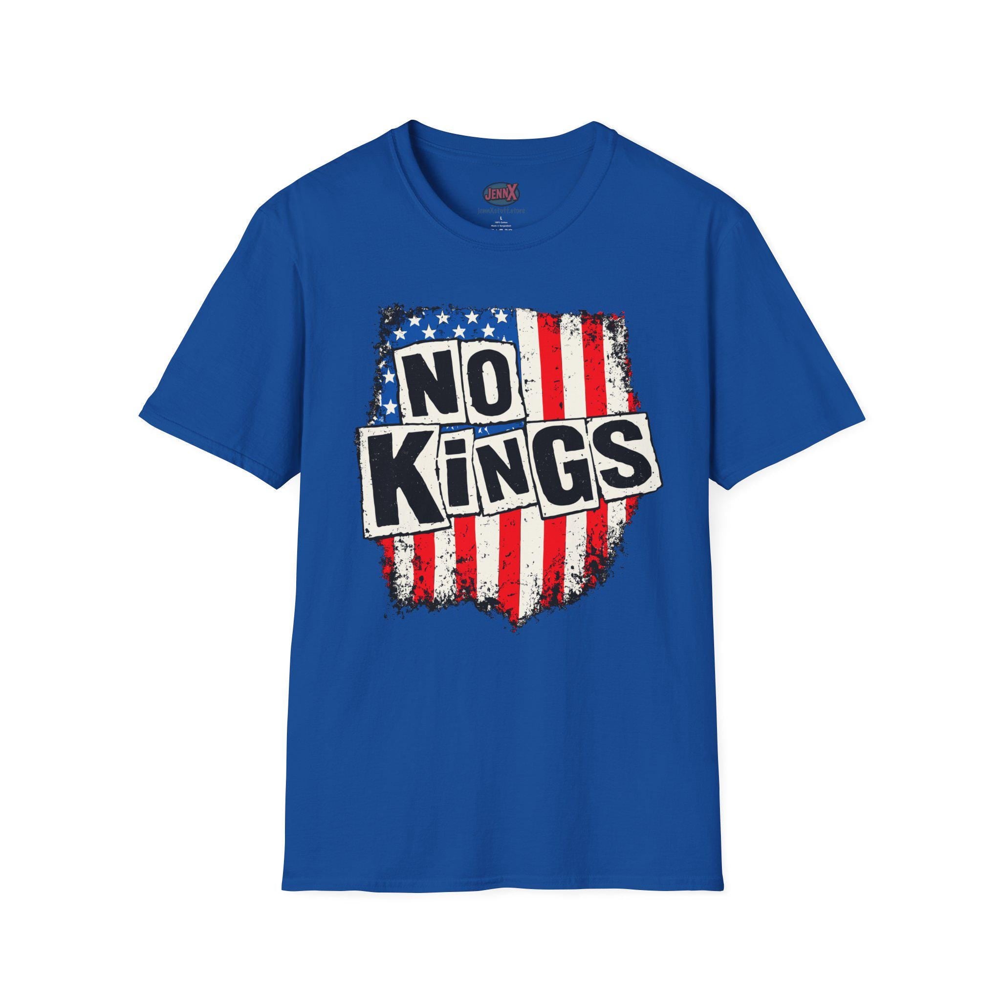 No Kings shirt Sex Pistols tee parody I American Flag T-Shirt I Punk Rock Protest