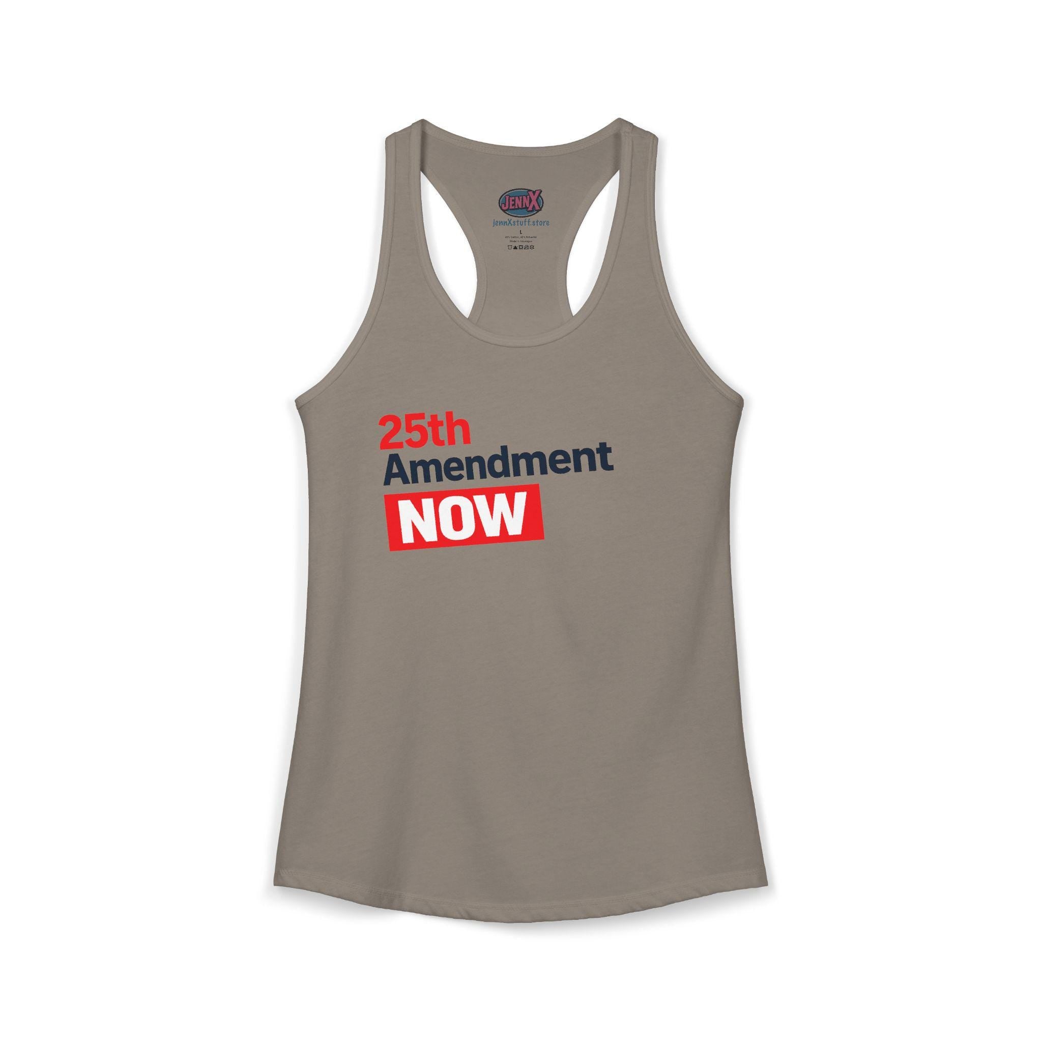 Invoke the 25th Amendment Now - Woman's slim fit tank-top