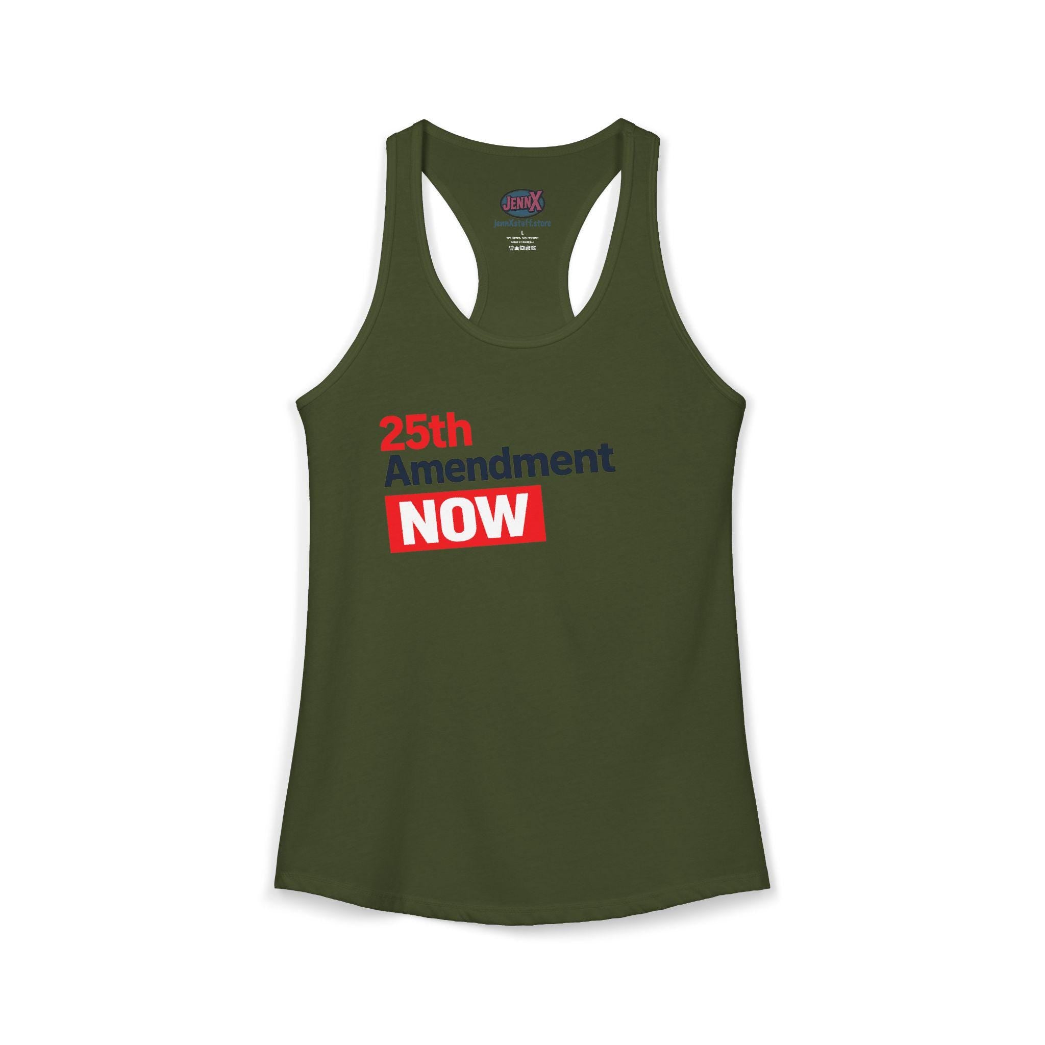 Invoke the 25th Amendment Now - Woman's slim fit tank-top