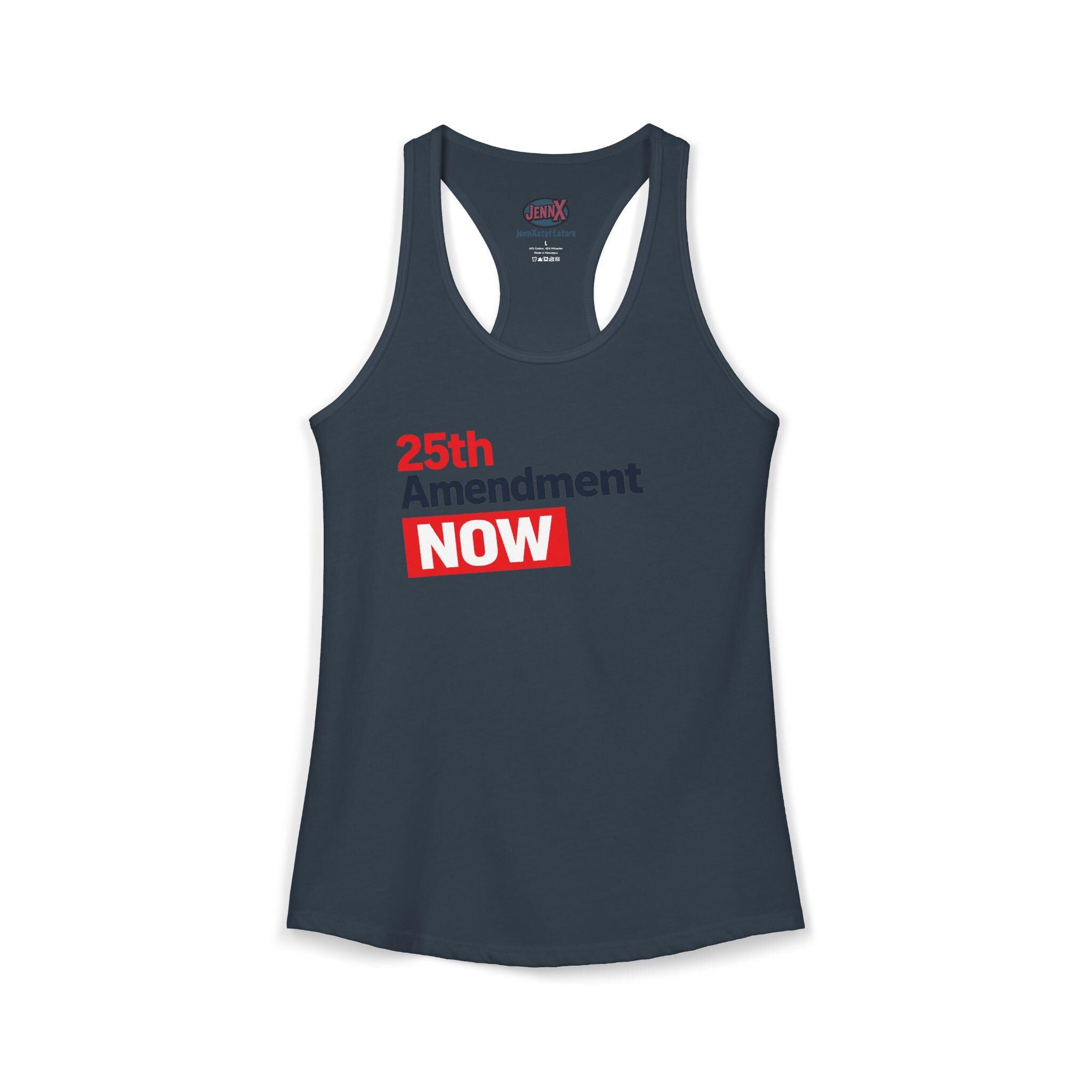 Invoke the 25th Amendment Now - Woman's slim fit tank-top