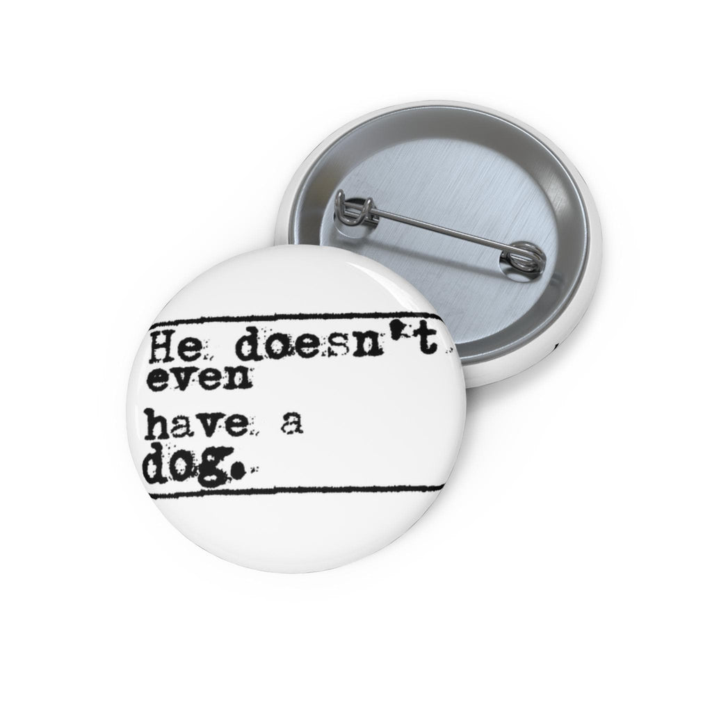 Protest pin Anti-Trump | White House without a dog