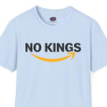 No Kings Amazon T-Shirt | Satirical Logo Parody, Graphic Tee