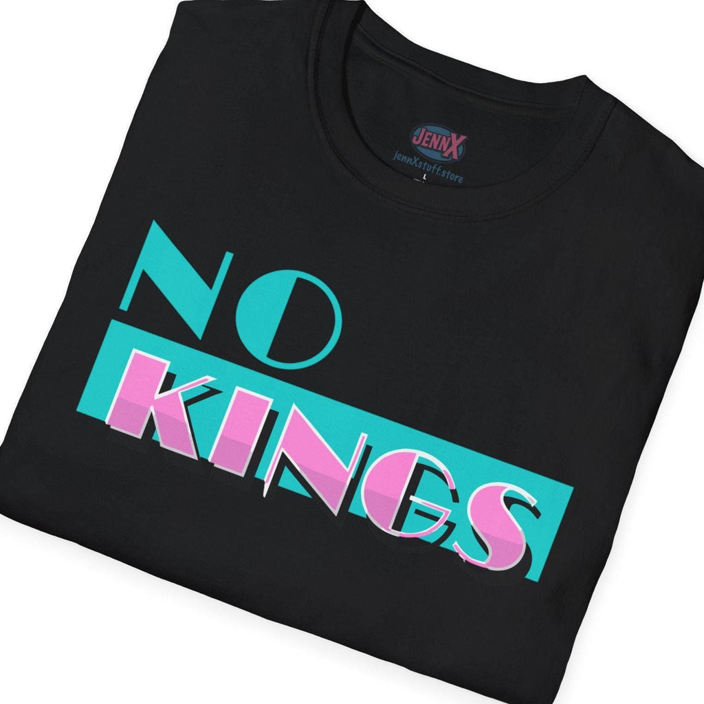 No Kings Miami Vice 80s TV parody T-Shirt | Generation X
