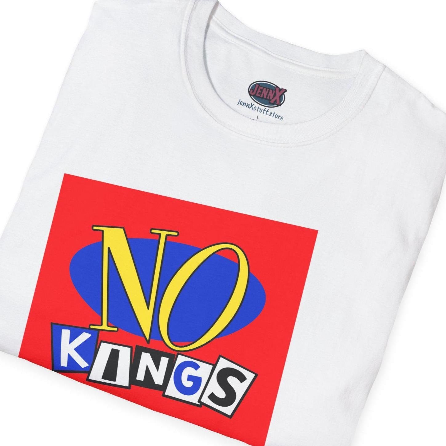 No Kings shirt No Doubt parody T-Shirt | Anti-Trump 90s Music GenX Millennial Protest
