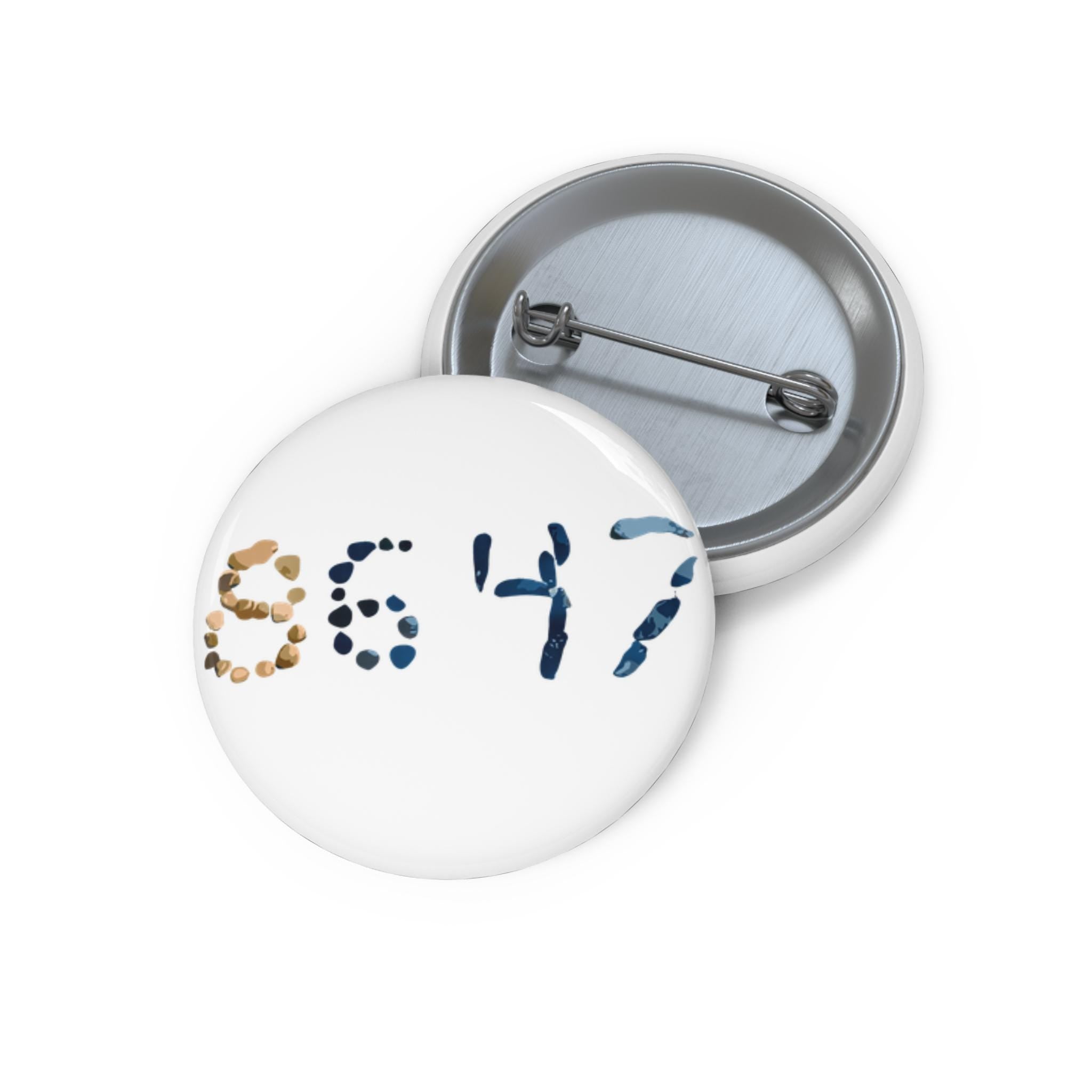 8647 Seashells Anti-Trump James Comey Button I High-Res Print