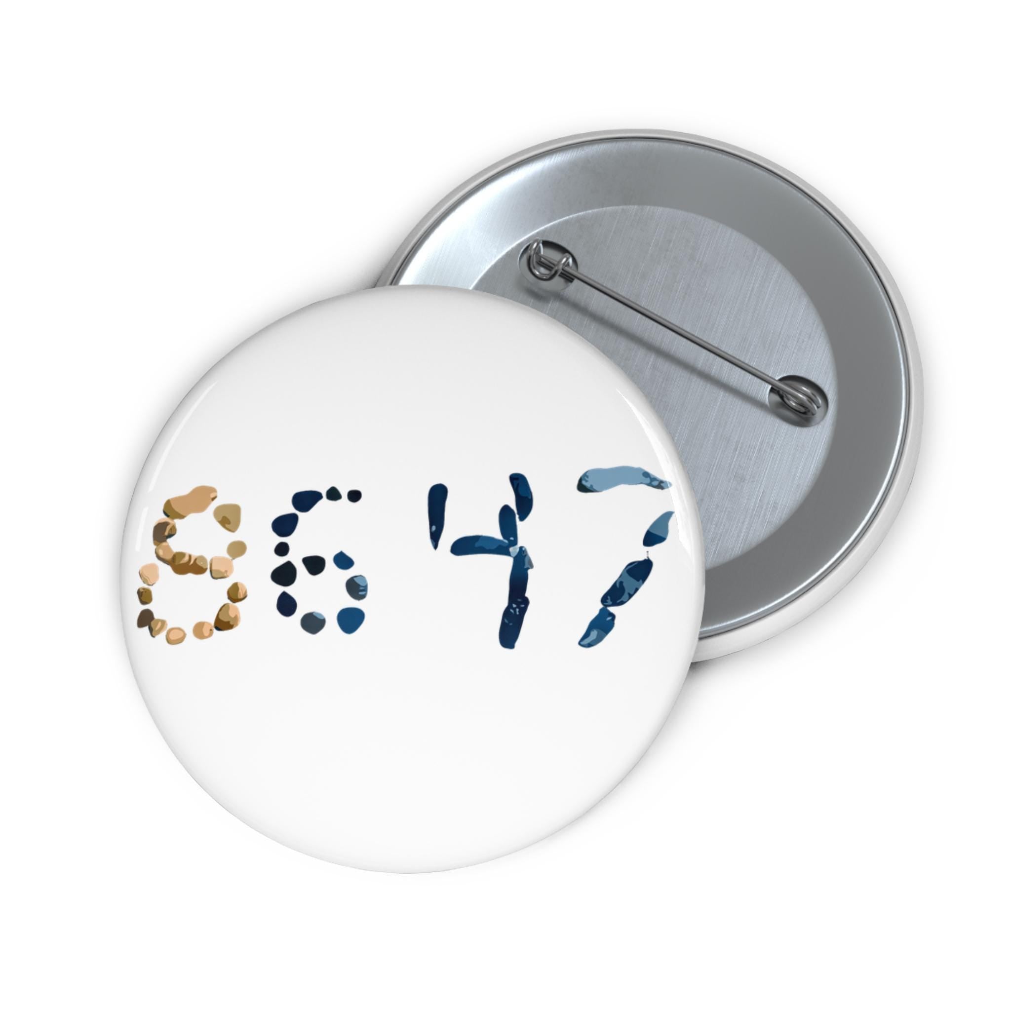 8647 Seashells Anti-Trump James Comey Button I High-Res Print