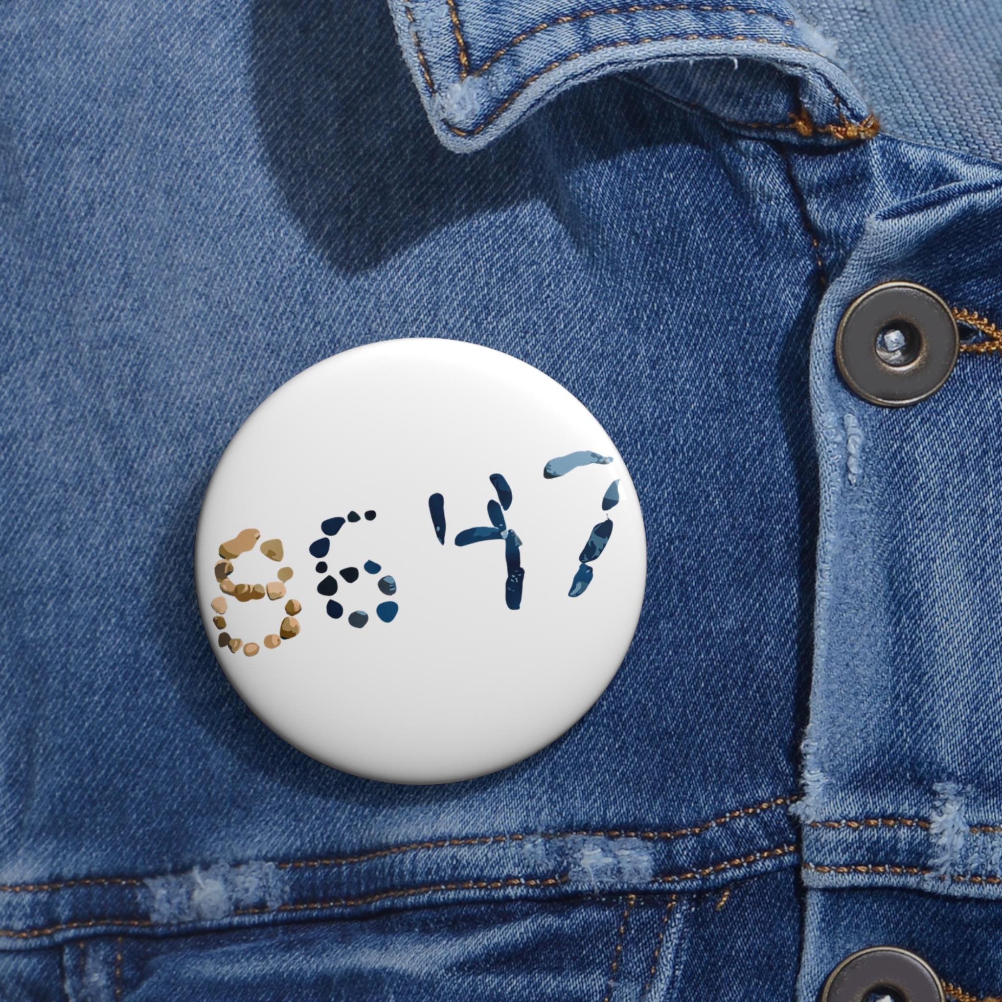 8647 Seashells Anti-Trump James Comey Button I High-Res Print