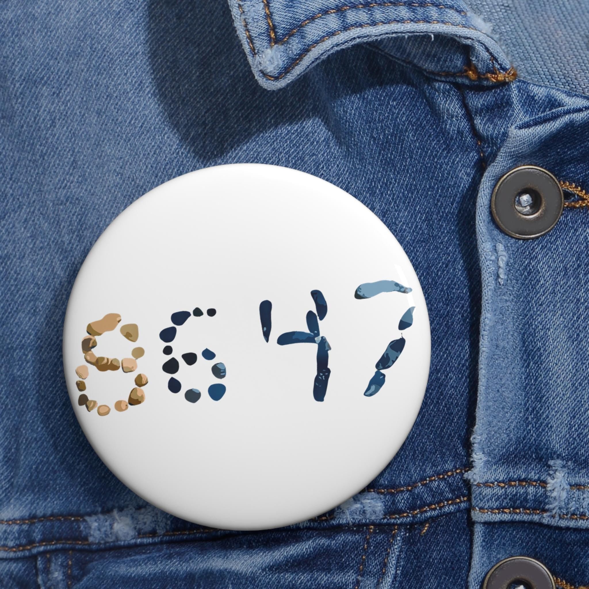 8647 Seashells Anti-Trump James Comey Button I High-Res Print