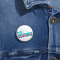 No Kings Miami Vice parody pinback button | Generation X