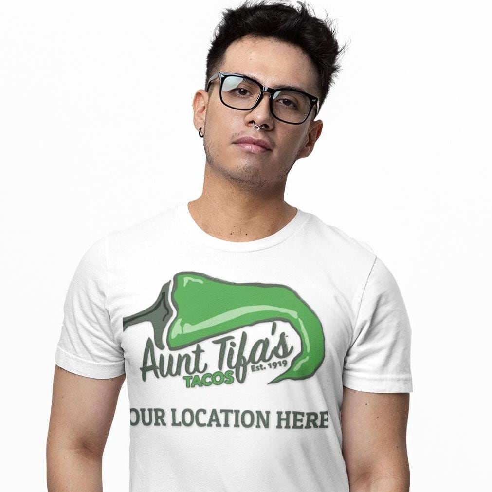 Antifa Aunt Tifa shirt Funny Customizable Funny political gift Add any location at checkout Hand-drawn design Not AI. Put your custom location on this design and let MAGA know Aunt Tifa is everywhere! Personalize with any location people are anti-fascism!
