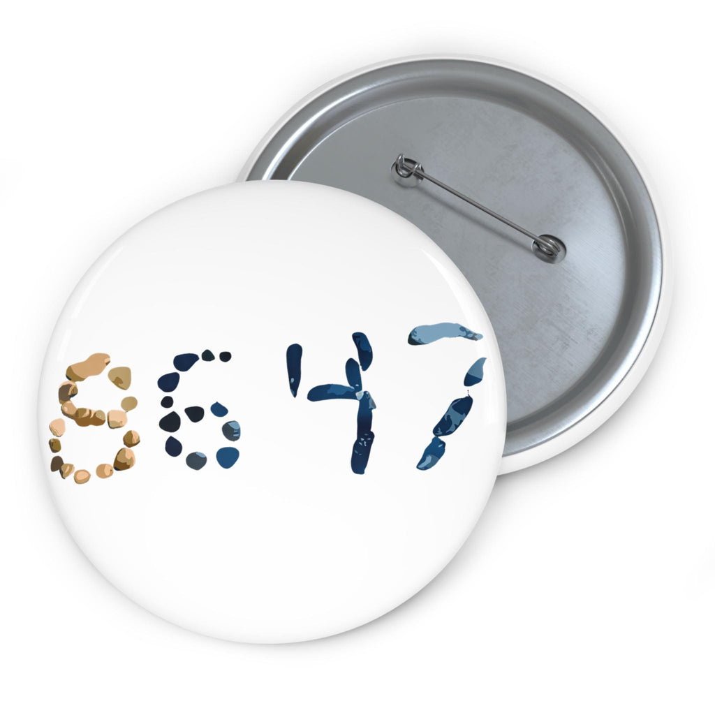 8647 Seashells Anti-Trump James Comey Button I High-Res Print