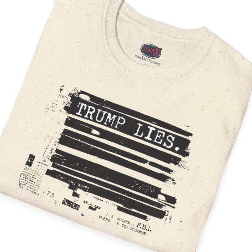 Trump Lies T-Shirt | No War Based on Lies I Worldwide Shipping