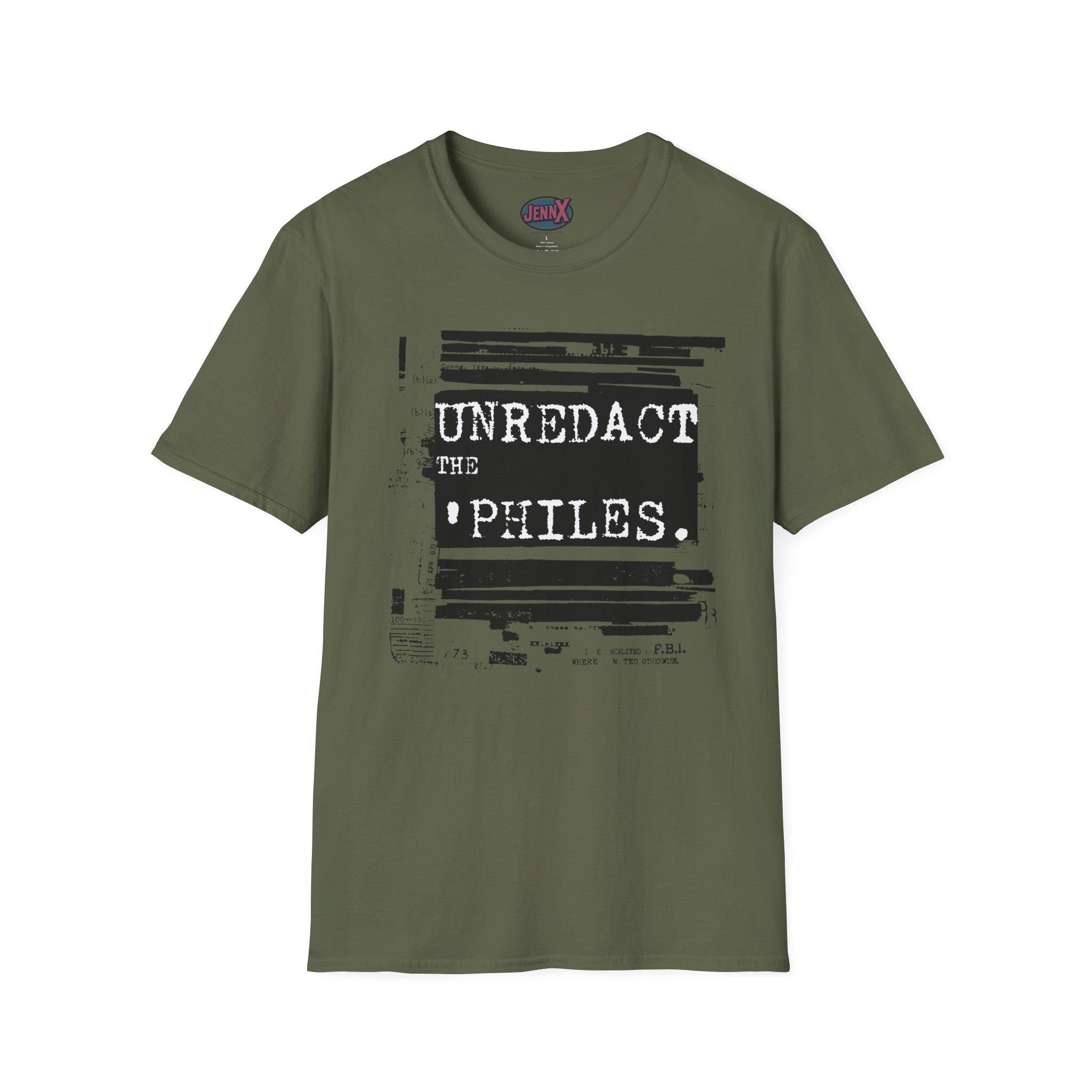 Epstein Files shirt I Unredact the ' Philes I Unisex Protest Tee