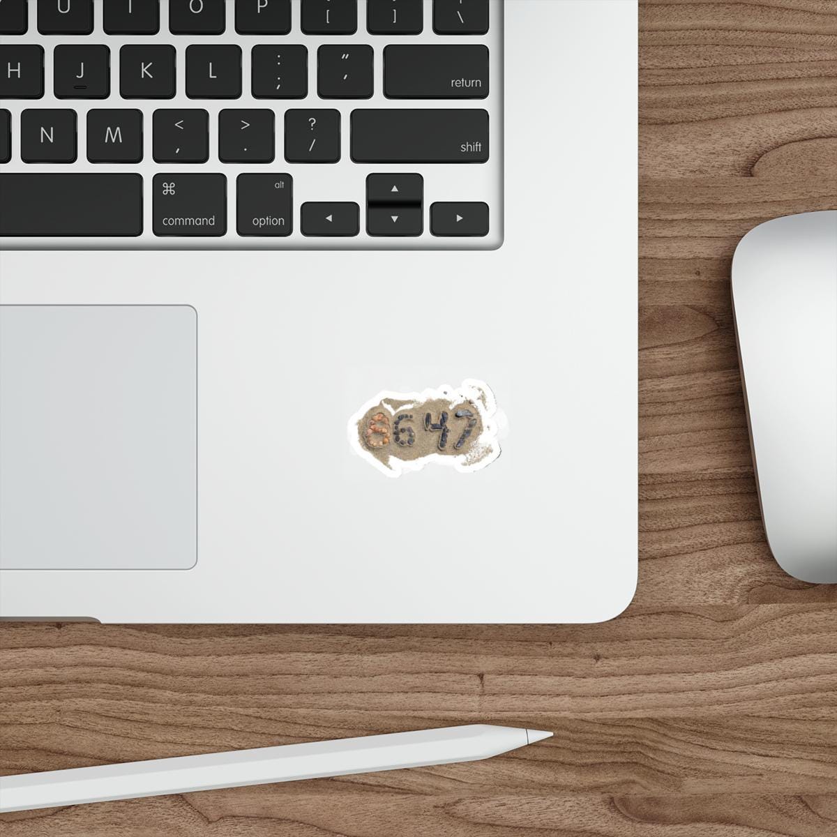 8647 Anti-Trump Protest Seashell Die-Cut Sticker | James Comey 86-47 Art | jennXstuff