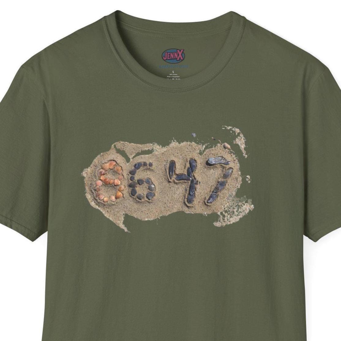 Anti-Trump 8647 Seashell T-Shirt | High Res Image I James Comey 86 47