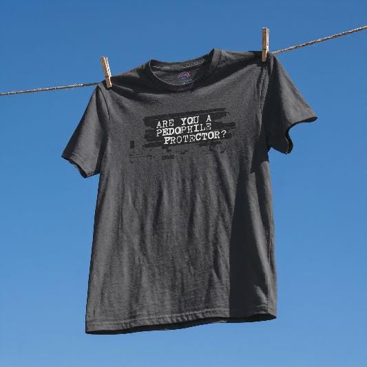 Epstein Files Shirt I Are You a Pedophile Protector? T-Shirt