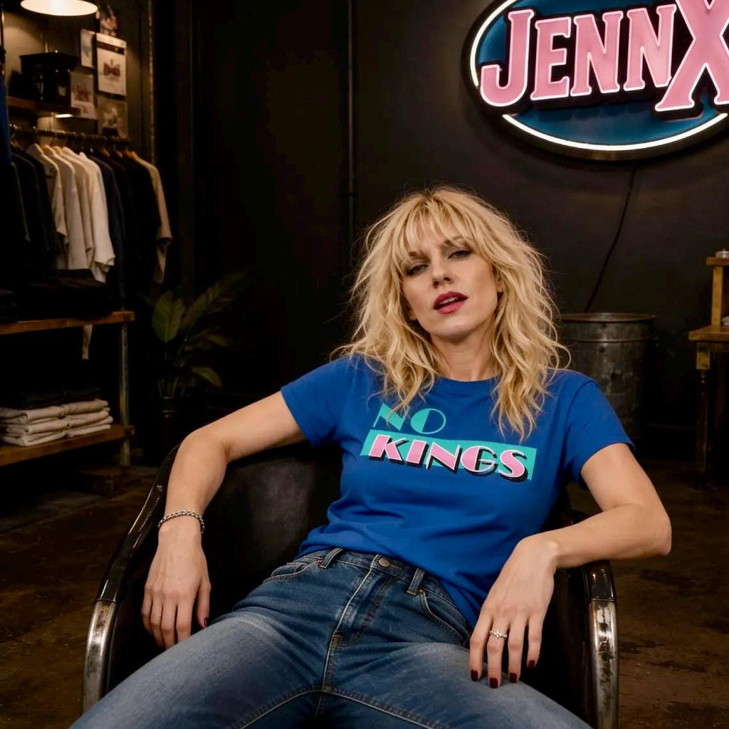No Kings Miami Vice 80s TV parody T-Shirt | Generation X