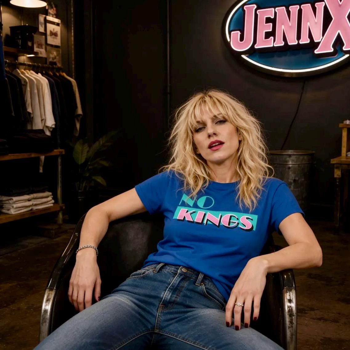No Kings Miami Vice 80s TV parody T-Shirt | Generation X