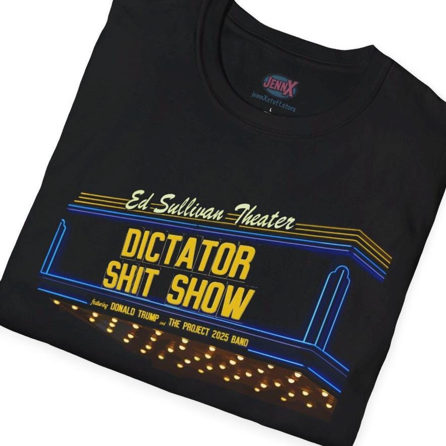 Dictator Shit Show Anti-Trump T-Shirt - Political Humor Design