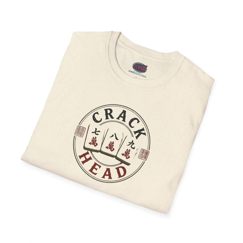Crack Head Mahjong Tile T-Shirt | Mahjong Tiles Humor