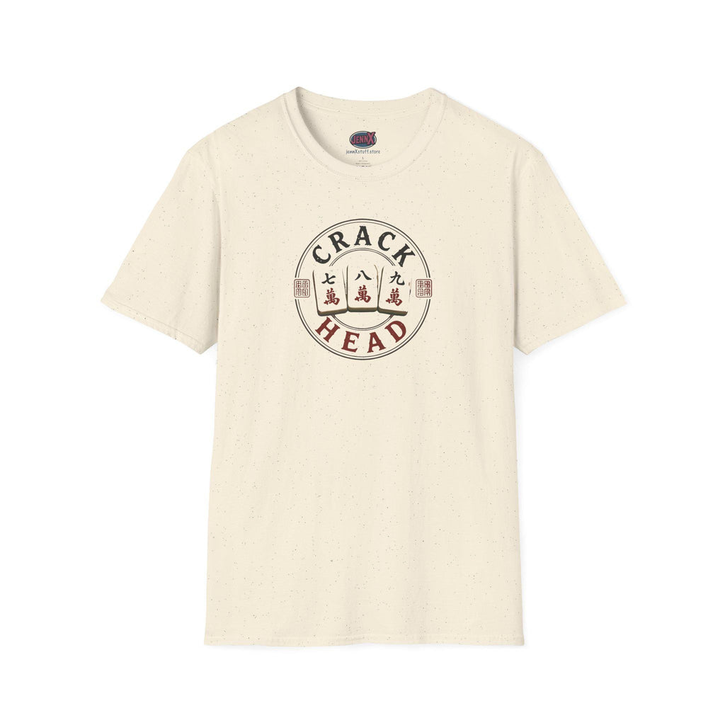 Crack Head Mahjong Tile T-Shirt | Mahjong Tiles Humor