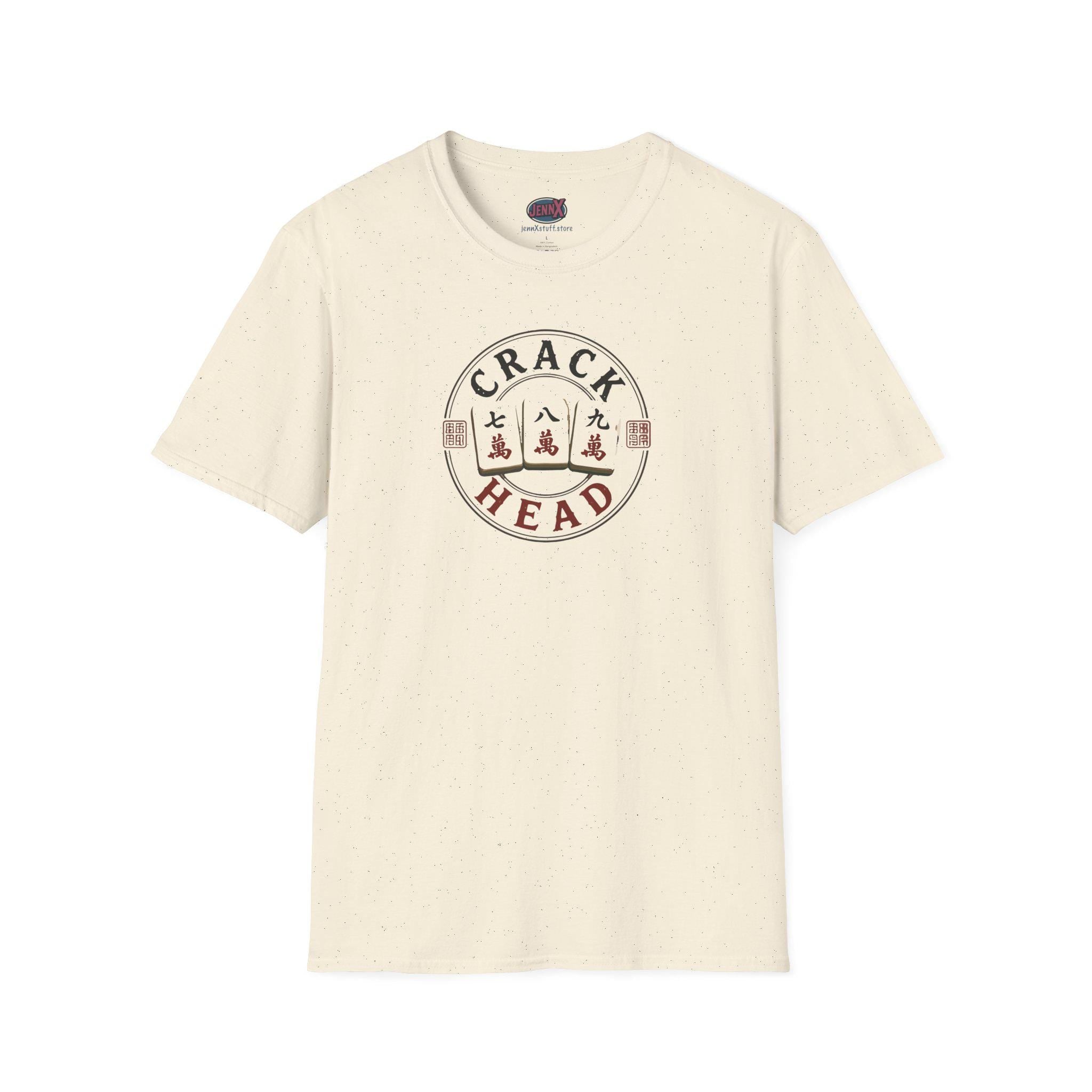 Crack Head Mahjong Tile T-Shirt | Mahjong Tiles Humor